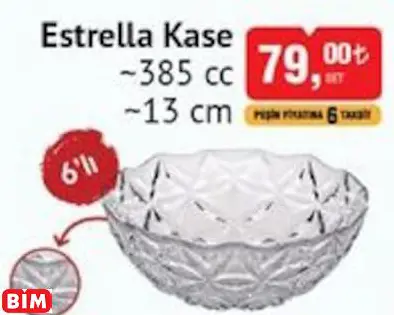 PAŞABAHÇE ESTRELLA KASE PAŞABAHÇE ESTRELLA KASE